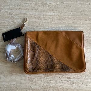 Zara Faux Leather Clutch